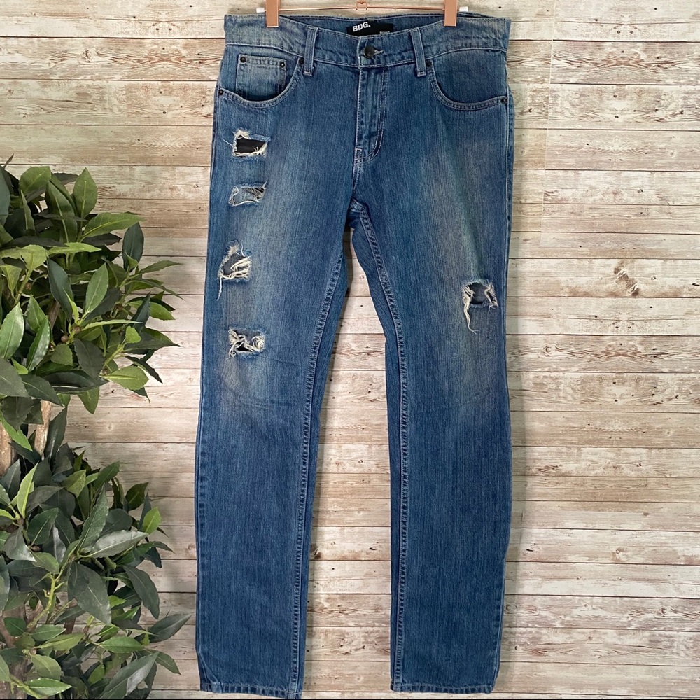 BDG Ripped Denim Skinny Jeans